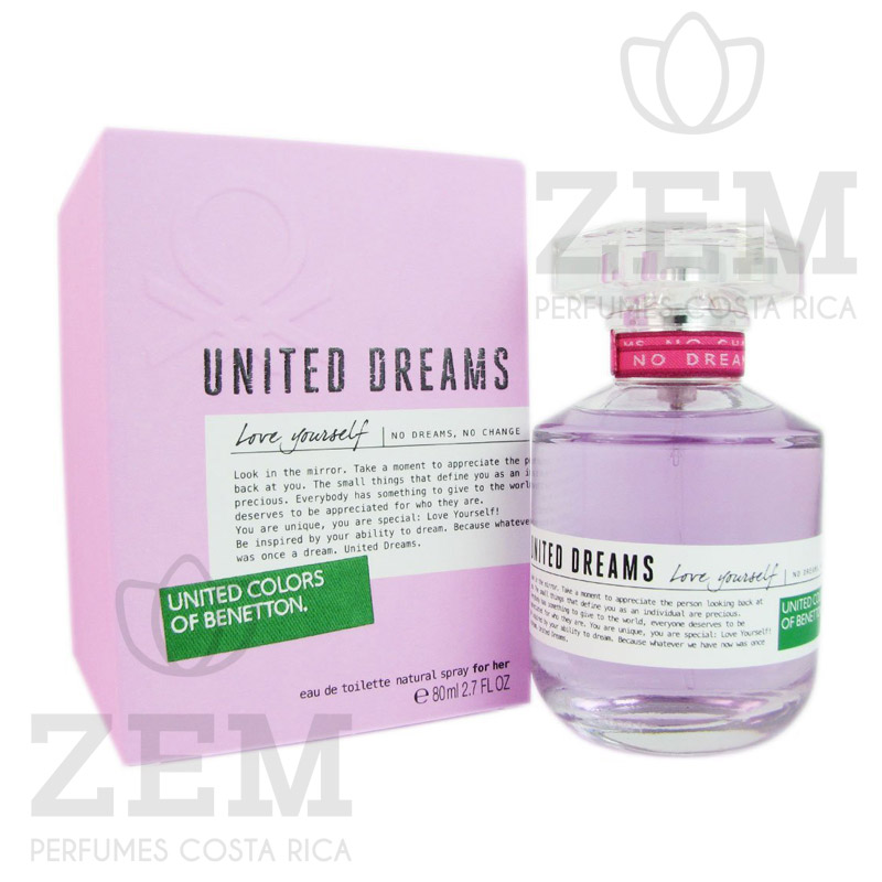 Perfumes Costa Rica United Dreams Love Yourself Benetton 80ml EDT