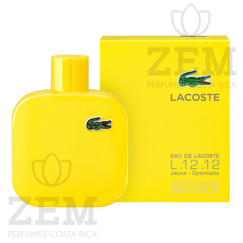 Perfumes Costa Rica Eau De Lacoste L.12.12 Jaune 100ml EDT